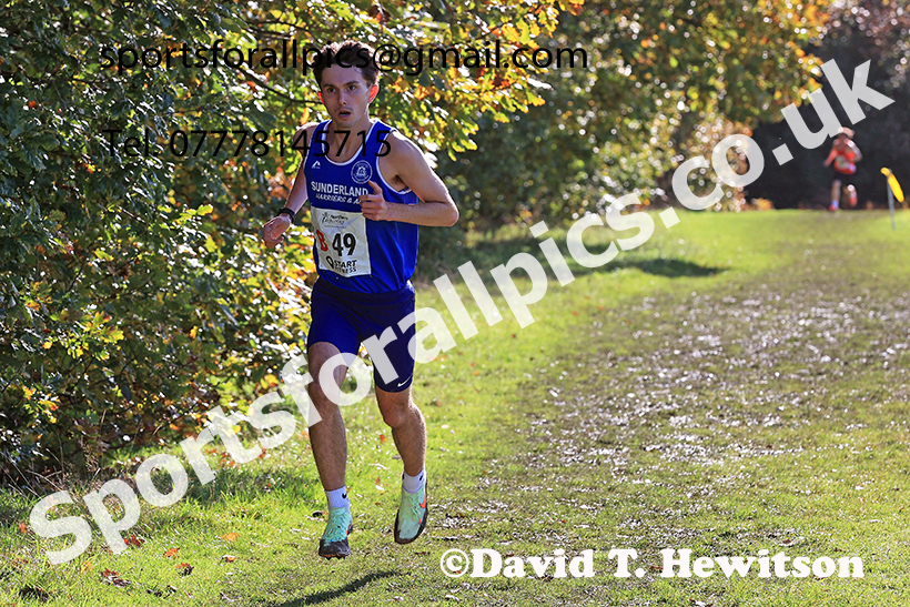 Senior men, 2024 Northern Cross Country Relays, Graves Park, Sheffield.   Photo: David T. Hewitson/Sports for All Pics